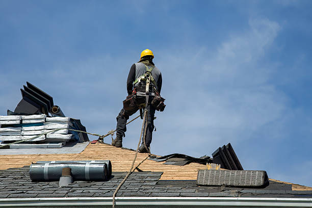 Professional Roofing technician working in Dolphin, VA